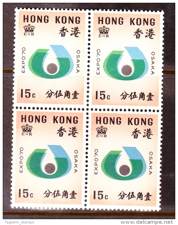 Hongkong, 1970, SG 261, Block Of 4, MNH - Unused Stamps