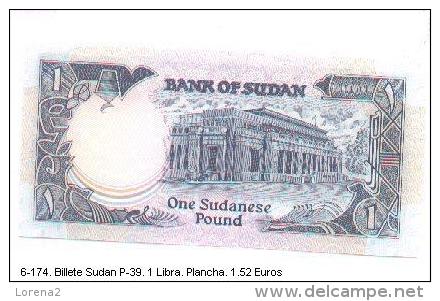 Billex6-174. Billete Sudan P-39. 1 Libra - Soudan