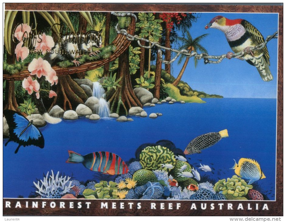 (227) Australia - Rainfoest And Great Barrier Reef - Art - Outback