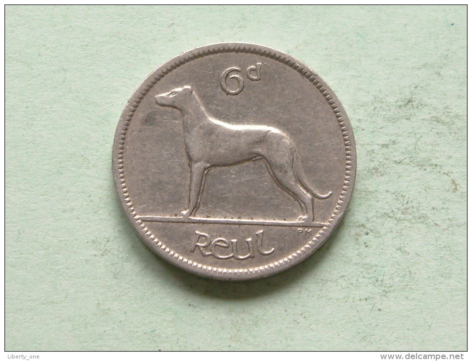 1928 - 6 PENCE / KM 5 ( Uncleaned Coin / For Grade, Please See Photo ) !! - Irland