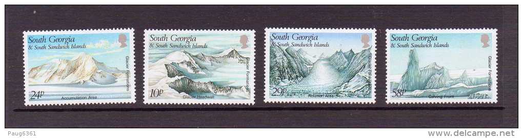 GEORGIE DU SUD 1989 GLACIERS   YVERT N°   NEUF MNH** - Preservare Le Regioni Polari E Ghiacciai