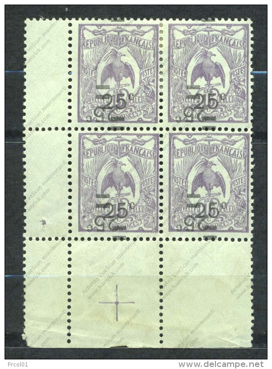 Nouvelle Calédonie, YT 127b, Bloc De 4, 2MNH & 2MH - Ungebraucht