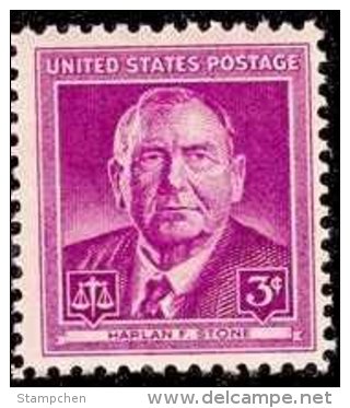1948 USA Harlan Fiske Stone Stamp Sc#965 Chief Justice Balance - Other & Unclassified