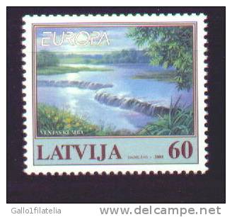 2001 - LETTONIA - EUROPA CEPT - L´ACQUA. MNH - 2001