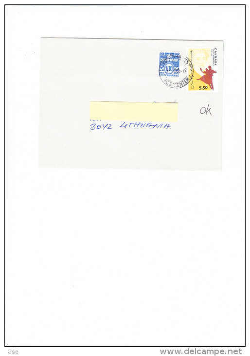 DANIMARCA 2005 -  Unificato 1407 Su Lettera Per La Lituania - Briefe U. Dokumente