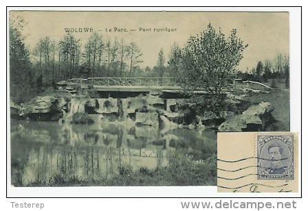 Woluwé St.Pierre  Le Parc    Pont Rustique   1921  Perfect - Woluwe-St-Pierre - St-Pieters-Woluwe