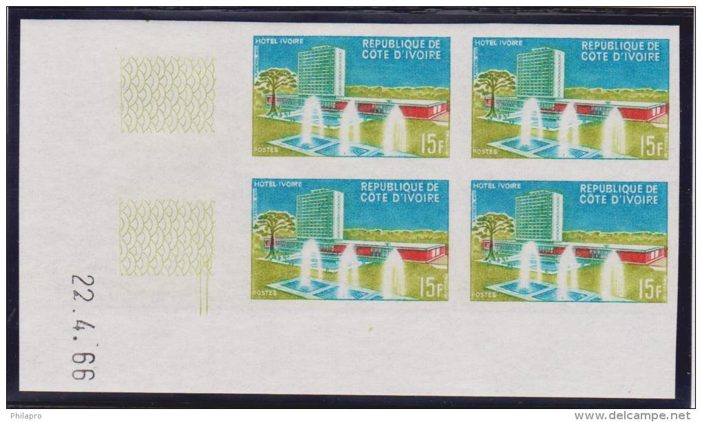 COTE D IVOIRE  NON DENT/IMPERF   HOTEL   YVERT N° 248 **MNH  Réf  2558 Ii - Hotel- & Gaststättengewerbe