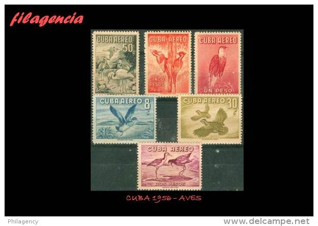 CUBA MINT. 1956-10 FAUNA. AVES. SEGUNDA SERIE - Unused Stamps