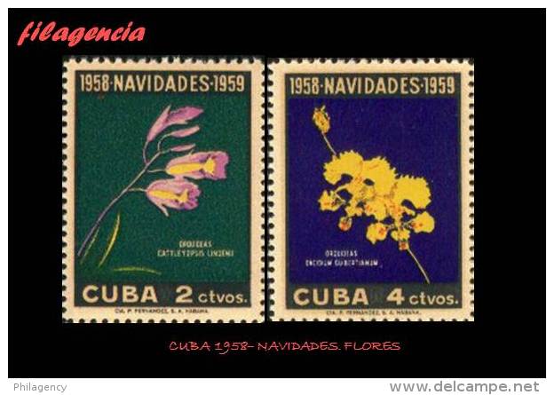 CUBA MINT. 1958-12 NAVIDADES. FLORES - Ungebraucht