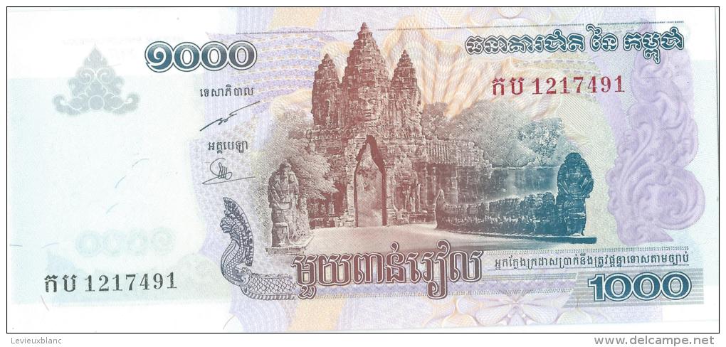 3billets De Valeurs Différentes/ Royaume Du Cambodge/ 2001 à 2007   BIL128 - Cambogia
