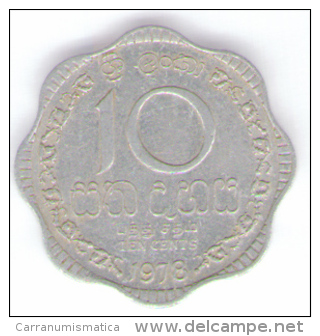 SRI LANKA 10 CENTS 1978 - Sri Lanka