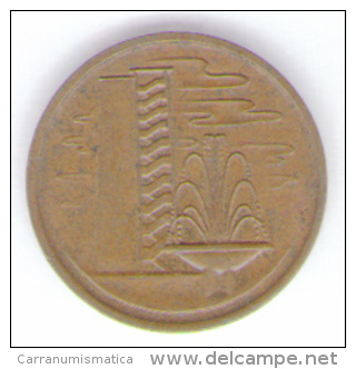 SINGAPORE 1 CENT 1969 - Singapour