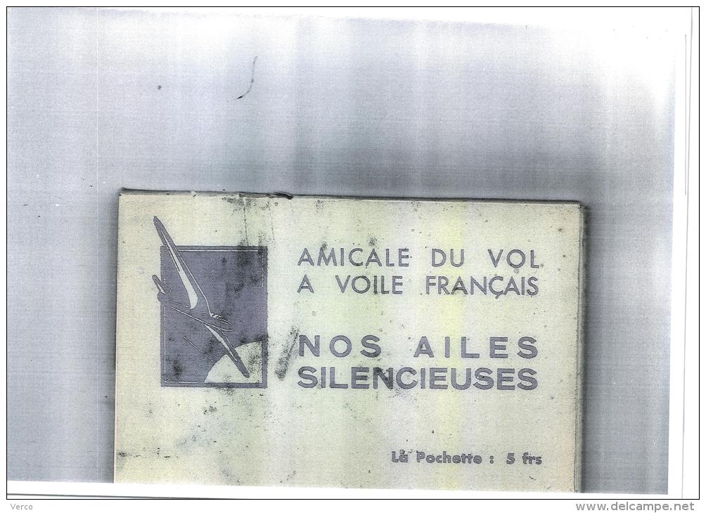 Carte Postale Ancienne De L'Amicale Du Vol à Voile Français.  Lot De 11 CPA - Autres & Non Classés