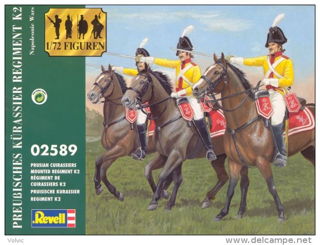 - REVELL  - Figurines Régiment De Cuirassier Prussien - 1/72°- Réf 2589 - Figurine