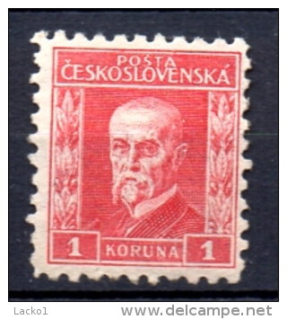 CZECHOSLOVAKIA   1925+,  T.G.MASARYK  ,MH - Ongebruikt
