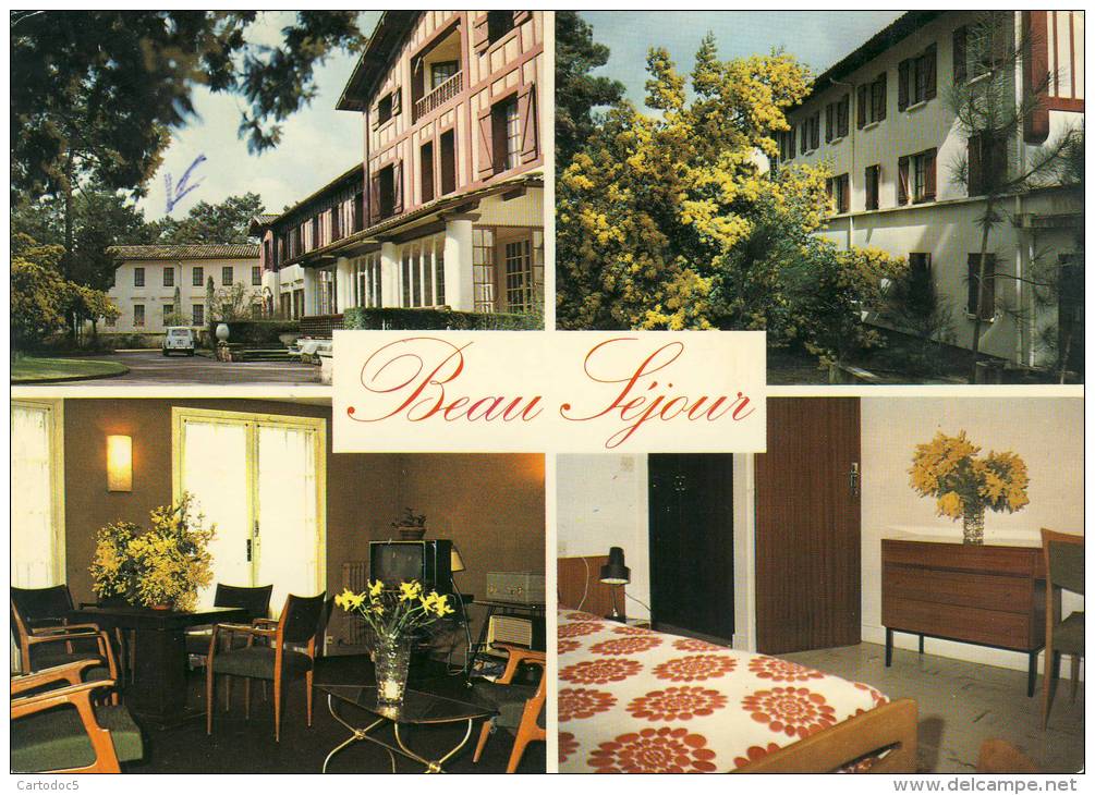 Arcachon  Beau Séjour  Maison De Repos Du Personnel De La Banque De France   Cpsm Format 10-15 - Arcachon