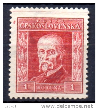 CZECHOSLOVAKIA   1925+,  T.G.MASARYK  ,MlH - Ongebruikt