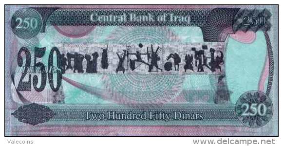 * IRAQ  250 Dinars - 1995 -  P. 85 A - Saddam Hussein - UNC Billete Banknote - Iraq