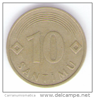 LETTONIA 10 SANTIMU 1992 - Latvia