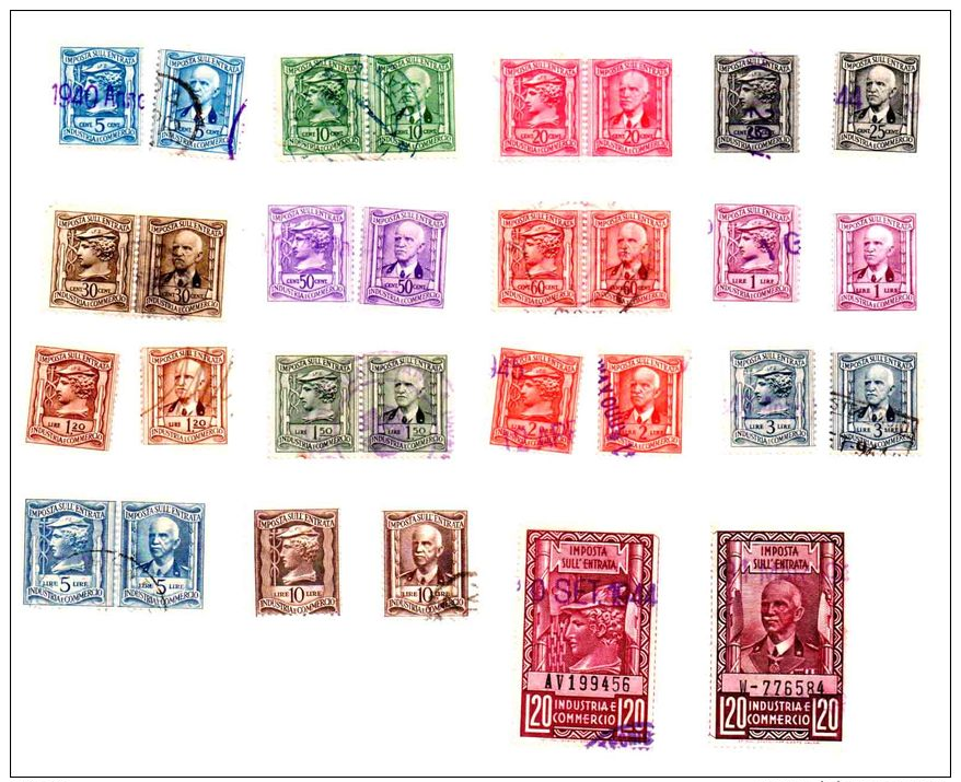 LOTTO MARCHE IMPOSTA SULL'ENTRATA - Revenue Stamps