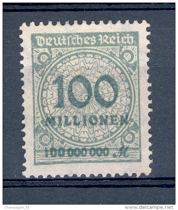 VARIETES ALLEMAGNE   REICH  ANNÉE 1923   N° 303    NEUF SENS GOMME DESCRIPTION - Abarten & Kuriositäten