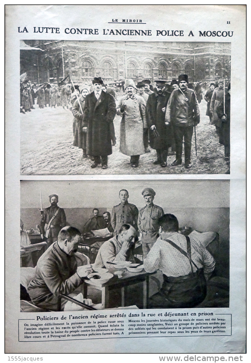 LE MIROIR N° 181 / 13-05-1917 RÉVOLUTION RUSSE SALONIQUE CRAPEAUMESNIL FONTAINE-LÈS-CAPY NIVELLE TIEN-TSIN PETROGRAD