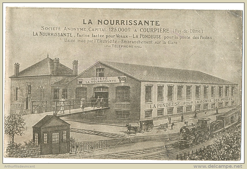 COURPIERE  SOCIETE LA NOURRISSANTE  ET PONDEUSE - Courpiere