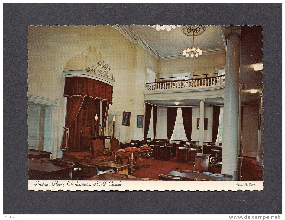 PRINCE EDWARD ISLAND - ILE DU PRINCE EDWARD - CHARLOTTETOWN - PROVINCE HOUSE  - LEGISLATIVE CHAMBER - PHOTO A. PELETT - Charlottetown