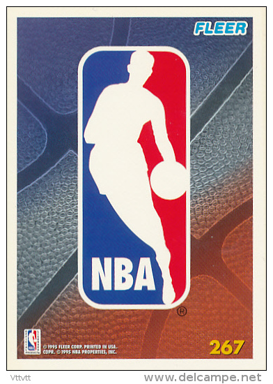 Basket NBA (1995) Fleer Card Terms, NBA, N° 267, Recto-Verso, Trading Cards - 1990-1999