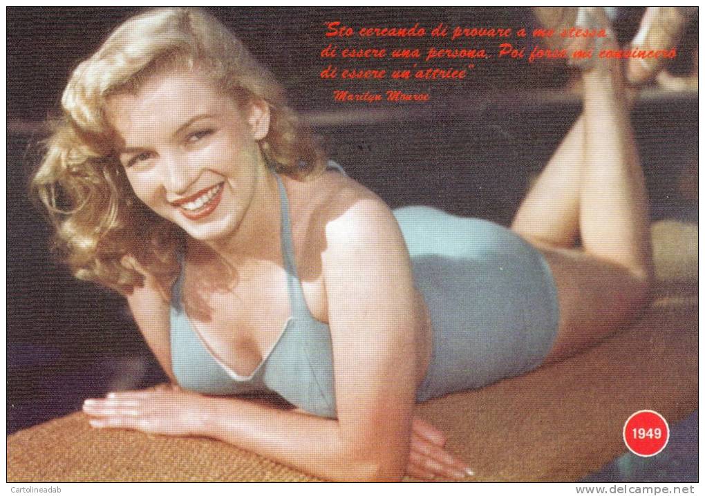 [DC1621] CARTOLINEA - MARILYN MONROE 1962/2012 - CINQUANTENARIO DELLA SCOMPARSA - Donne Celebri