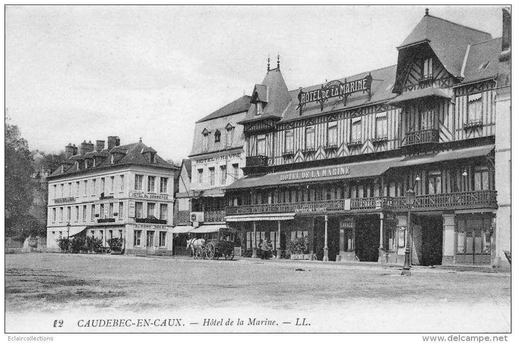 Caudebec En Caux  76        Hôtel De La Marine          (voir Scan) - Caudebec-en-Caux