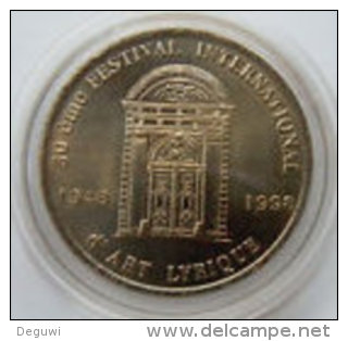 2 Euro Temporaire Precurseur De AIX EN PROVENCE  1998, RRRR, UNC, Nickel, Nr. 9 - Euro Delle Città