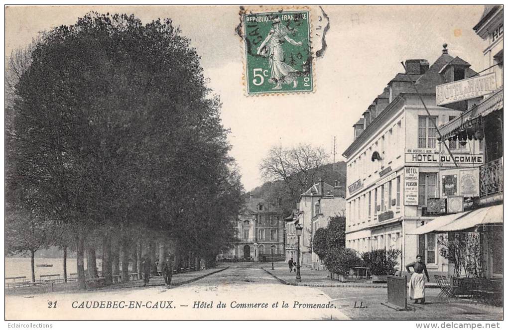 Caudebec En Caux   76      L'Hotel Du Commerce - Caudebec-en-Caux