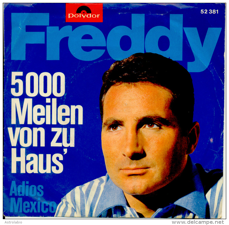 " Freddy " Disque Vinyle 45 Tours - Autres - Musique Allemande