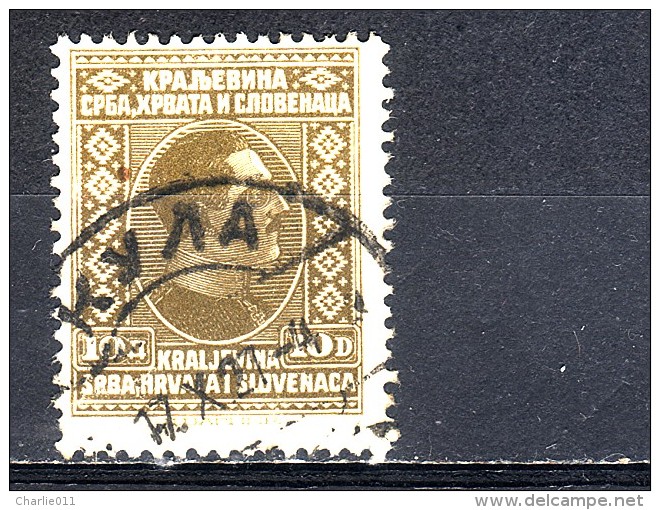 KING ALEXANDER-10 D-POSTMARK-KULA-BACKA-VOJVODINA-SERBIA-YUGOSLAVIA- 1926 - Used Stamps