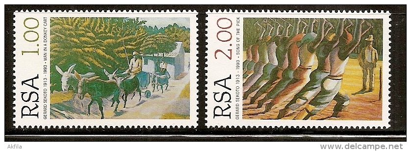 South Africa 1996 Gerard Sekoto Painting Set, MNH (**) - Neufs