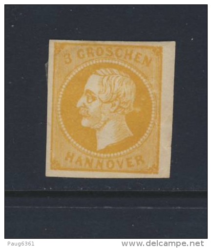 HANOVRE 1859/63 SCOTT N°22a  YVERT N°19  NEUF MLH* - Hannover