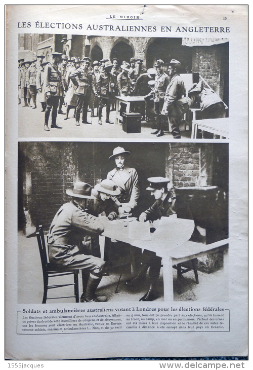 LE MIROIR N° 182 / 20-05-1917 RÉVOLUTION RUSSE SOUS-MARIN DESTROYER AVIATEUR GUYNEMER BOMBARDEMENT REIMS NEW-YORK WILSON