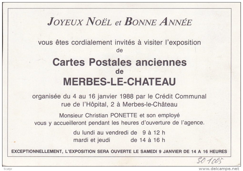 Merbes-Le-Château. - Reklame Kaart : Kaatsen In De Straat! - Merbes-le-Château