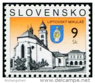 CZ1524 Slovakia 2004 Church Buildings 1v MNH - Nuovi