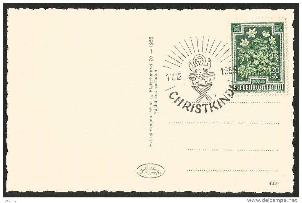 CHRISTKINDL Bei Steyr Oberösterreich Frohe Weihnachten Und Gutes Neujahr 1955 - Steyr