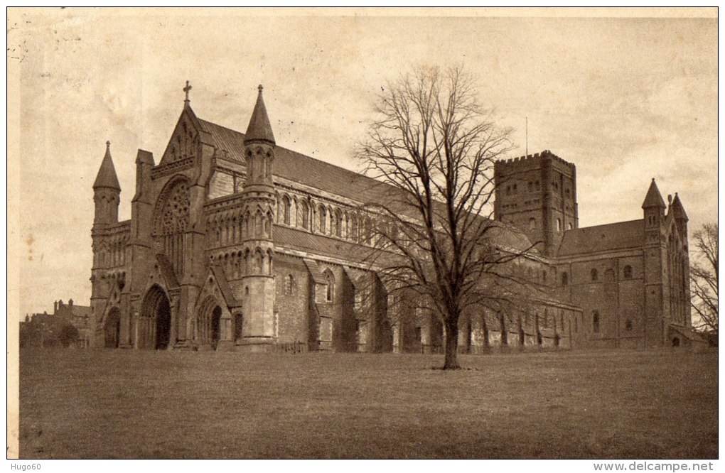 ST ALBANS -  Cathedral, From S. W. - Hertfordshire