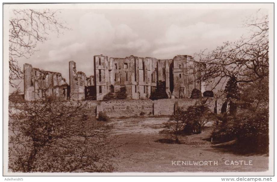 NF2 - Kenilworth Castle Busst Coventry Real Photo Pc - Warwick