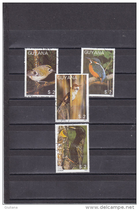 Guyana  1988  Yt 1769 MA-MD Used - Cuckoos & Turacos