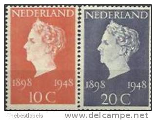 NEDERLAND    1948  495/496 - Oblitérés