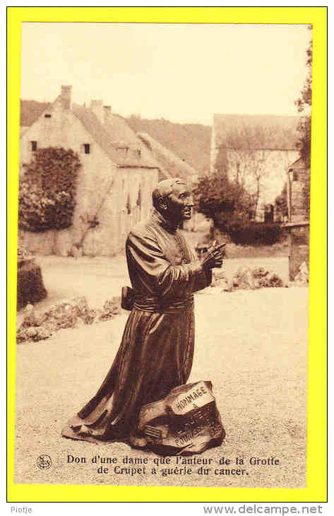 * Assesse (Namur - Namen - La Wallonie) * (Nels) Don D'une Dame Que L'auteur De La Grotte De Crupet Cancer, Statue, CPA - Assesse