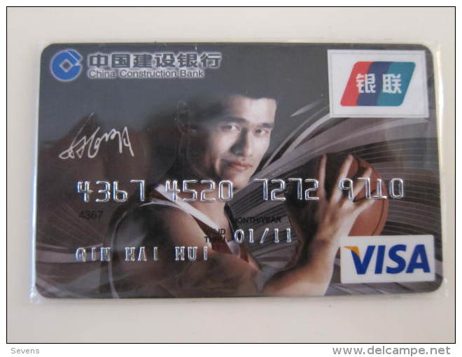 China Invalided Credit Card,NBA Basketball Star Yao - Sport