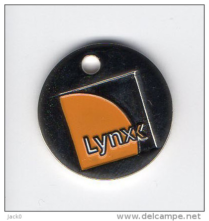 Jeton  De   Caddie  Argenté  Optique  Lynxx - Einkaufswagen-Chips (EKW)