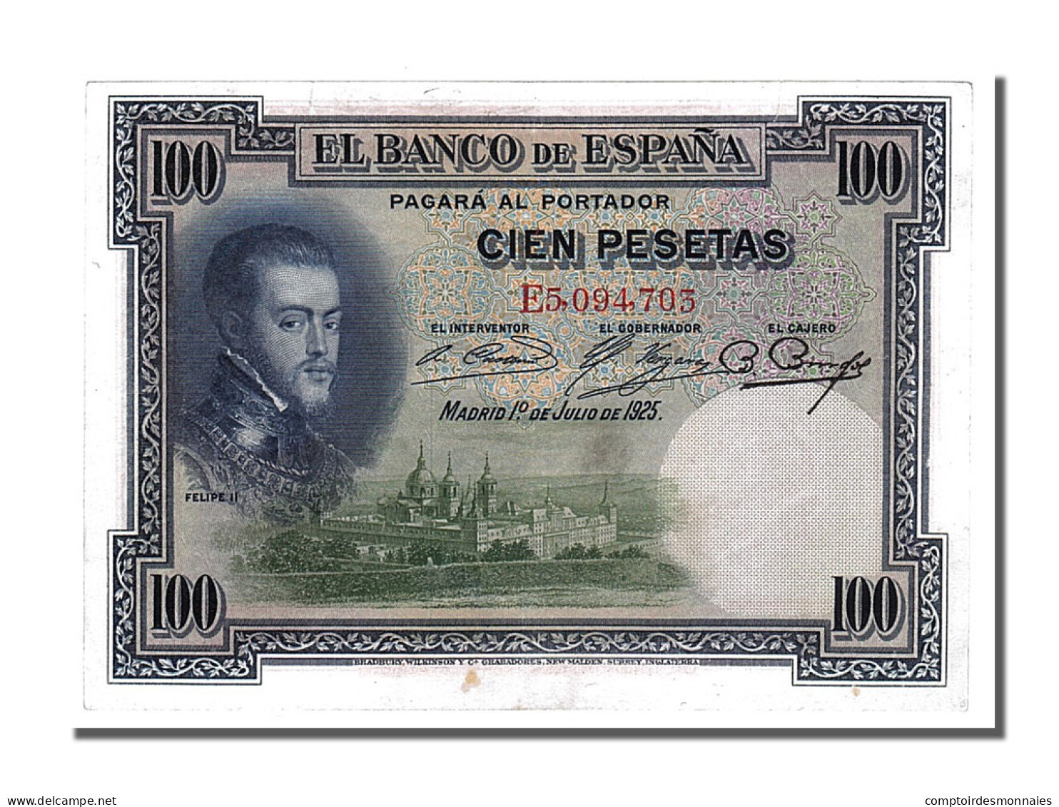Billet, Espagne, 100 Pesetas, 1925, 1925-07-01, SUP - 100 Peseten
