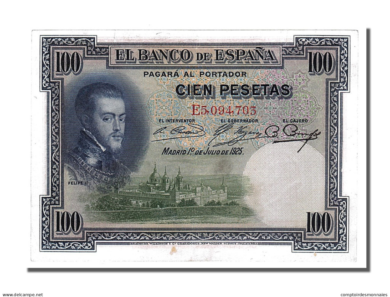 Billet, Espagne, 100 Pesetas, 1925, 1925-07-01, SUP - 100 Pesetas